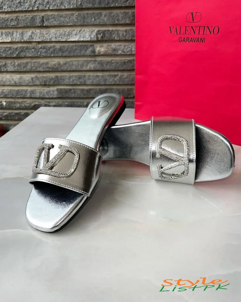 Valentino Stone Flats