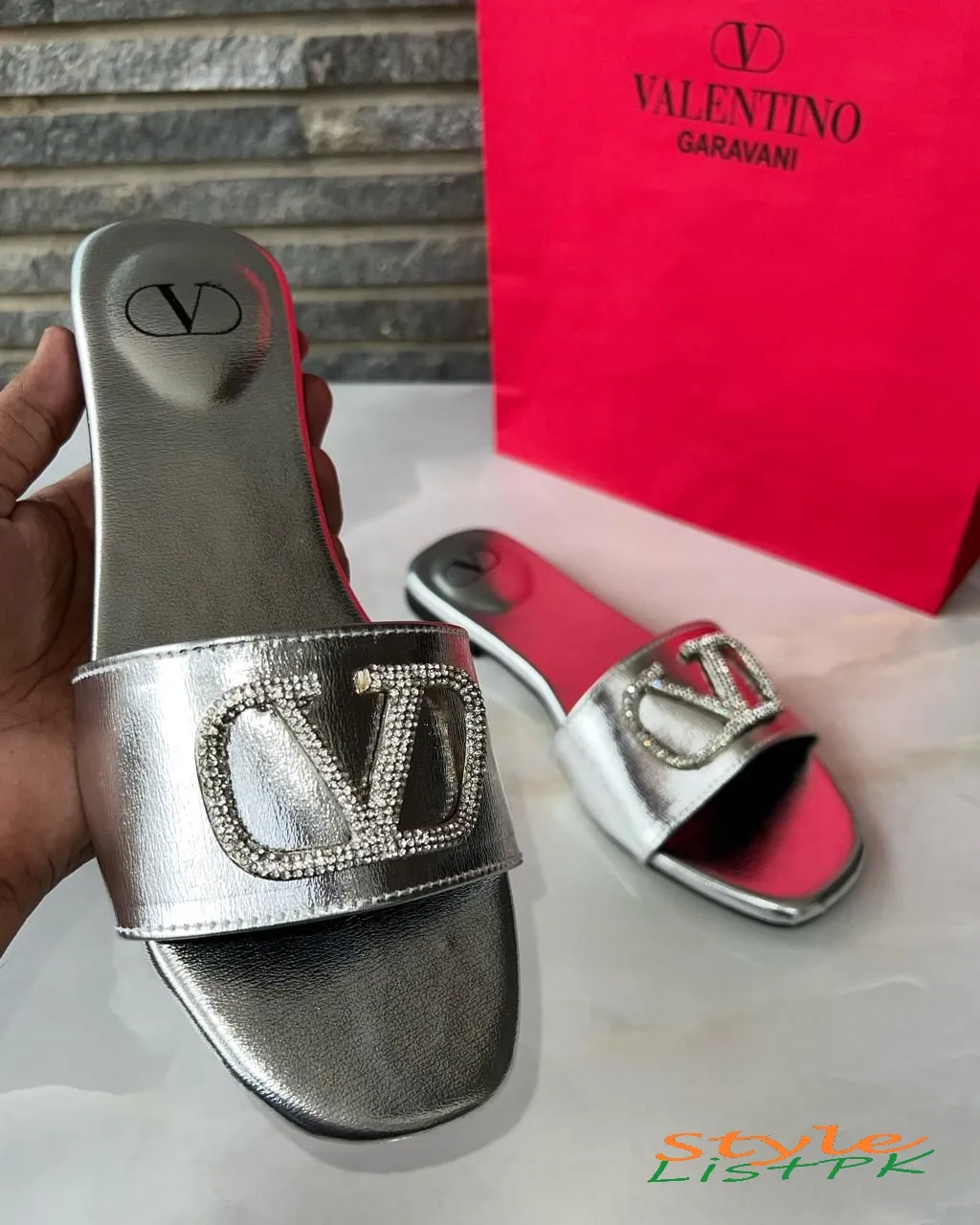 Valentino Stone Flats