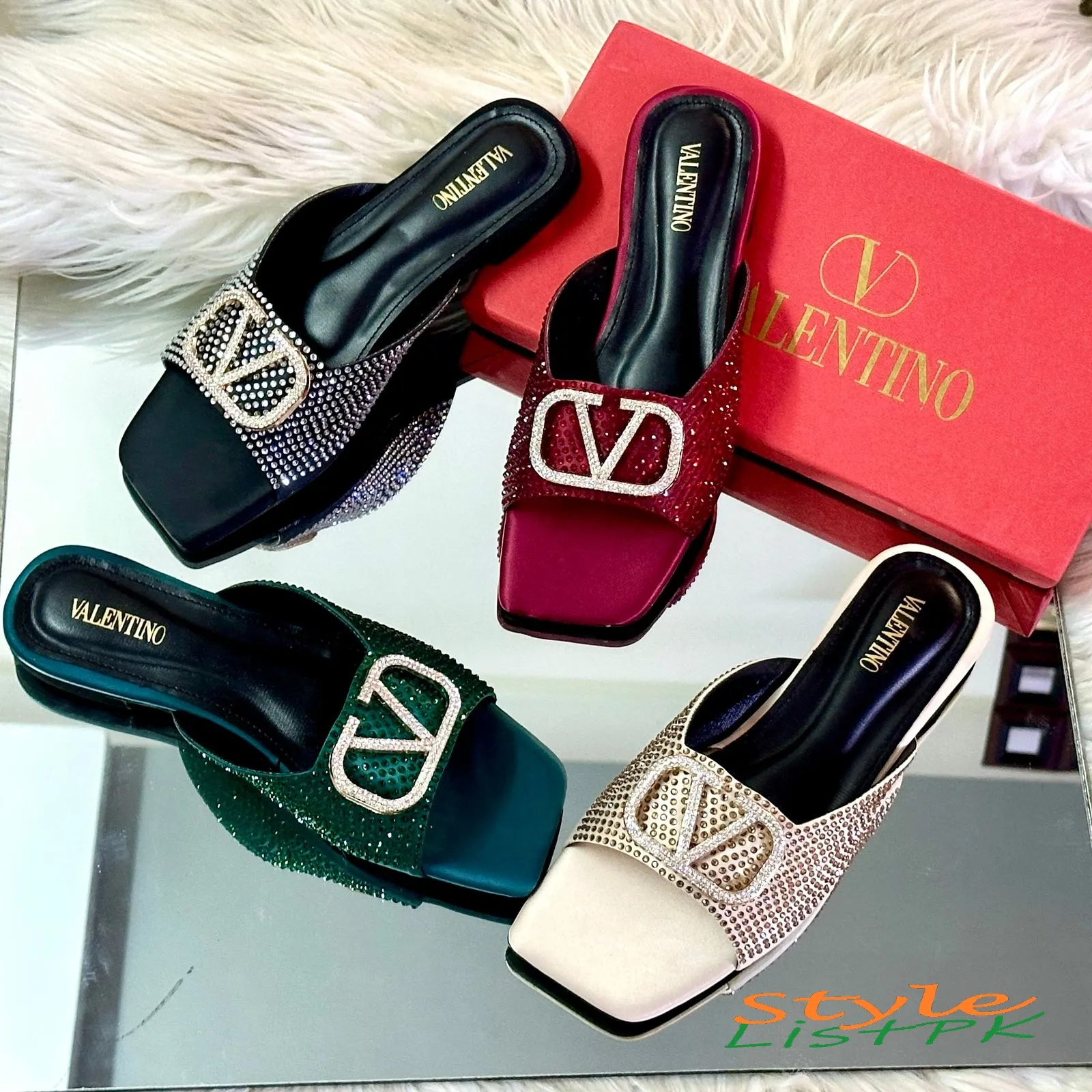 Valentino Stones Flat