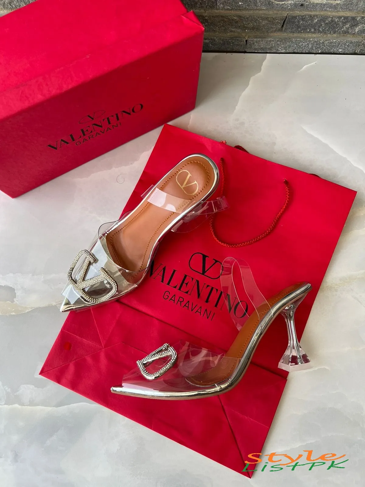 Valentino Transparent Heels