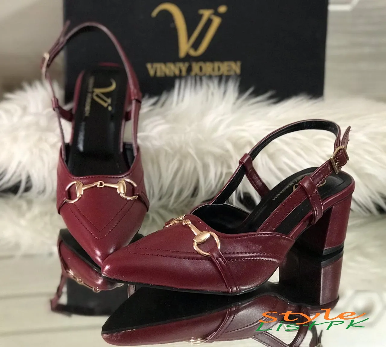 Vinny Jordan Block Heel 