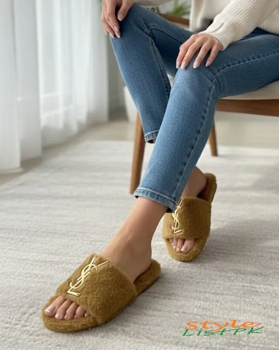 Ysl Furr Slides