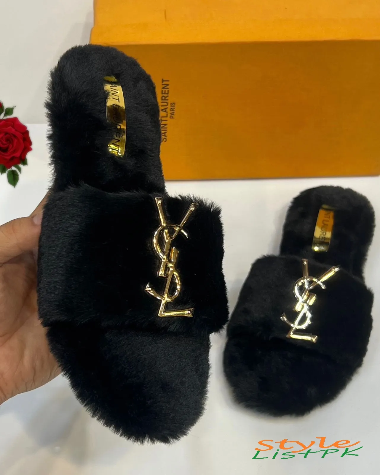 Ysl Furr Slides
