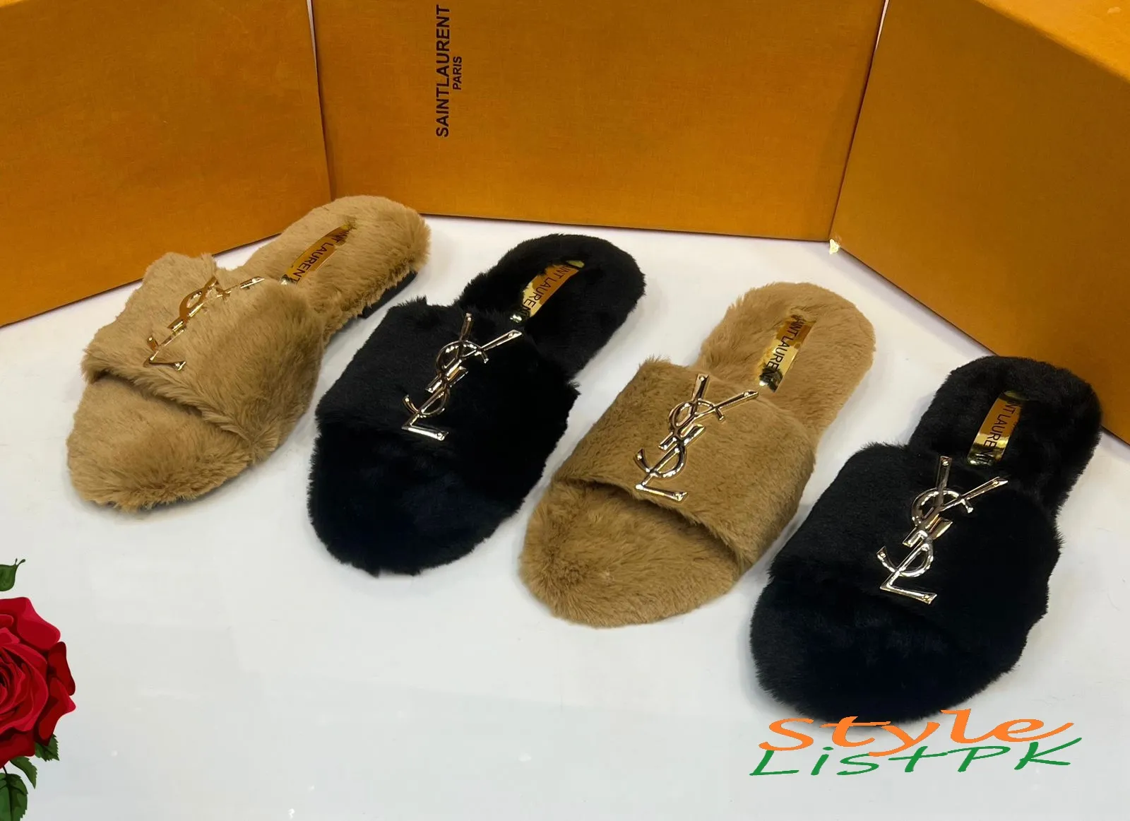 Ysl Furr Slides