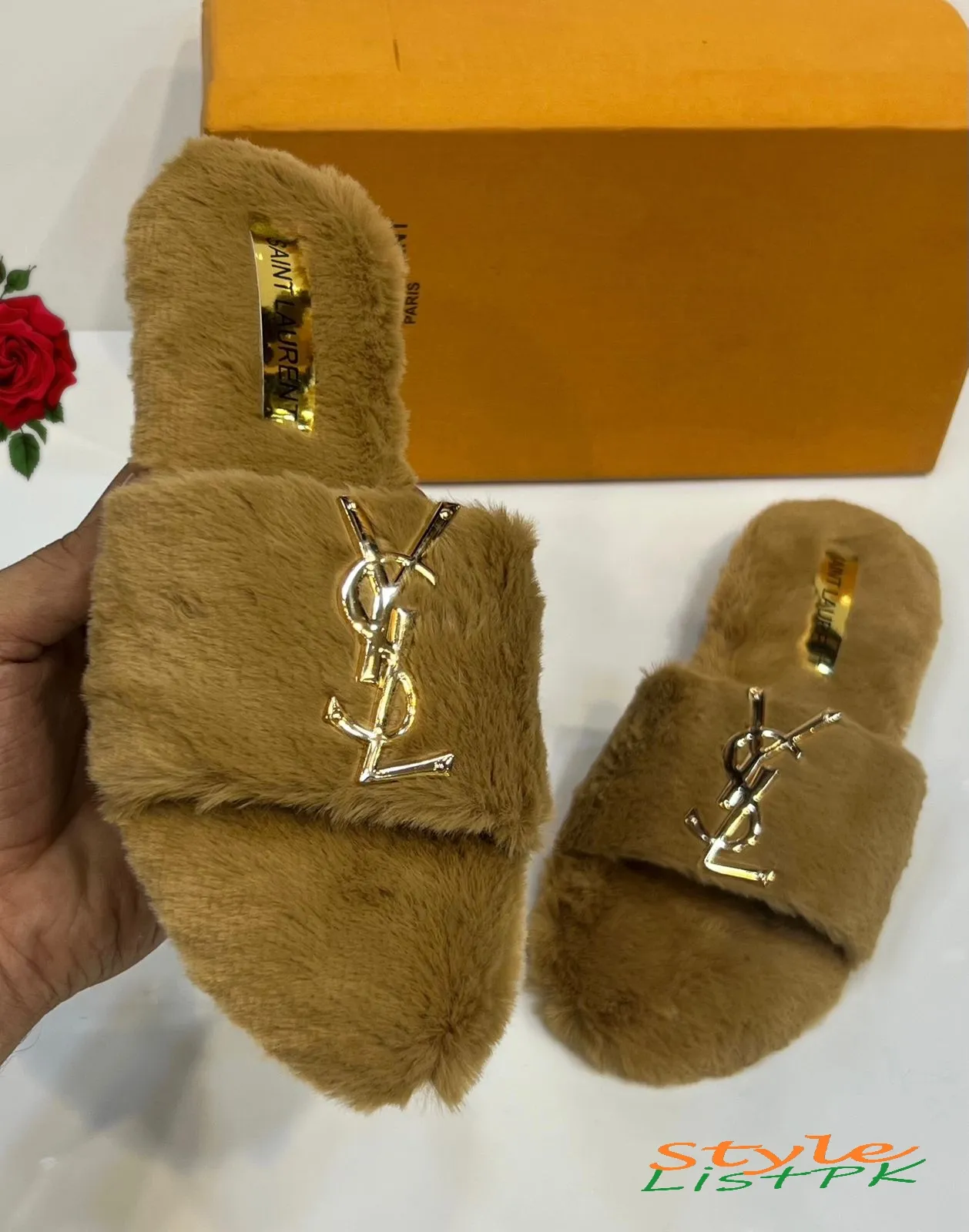 Ysl Furr Slides