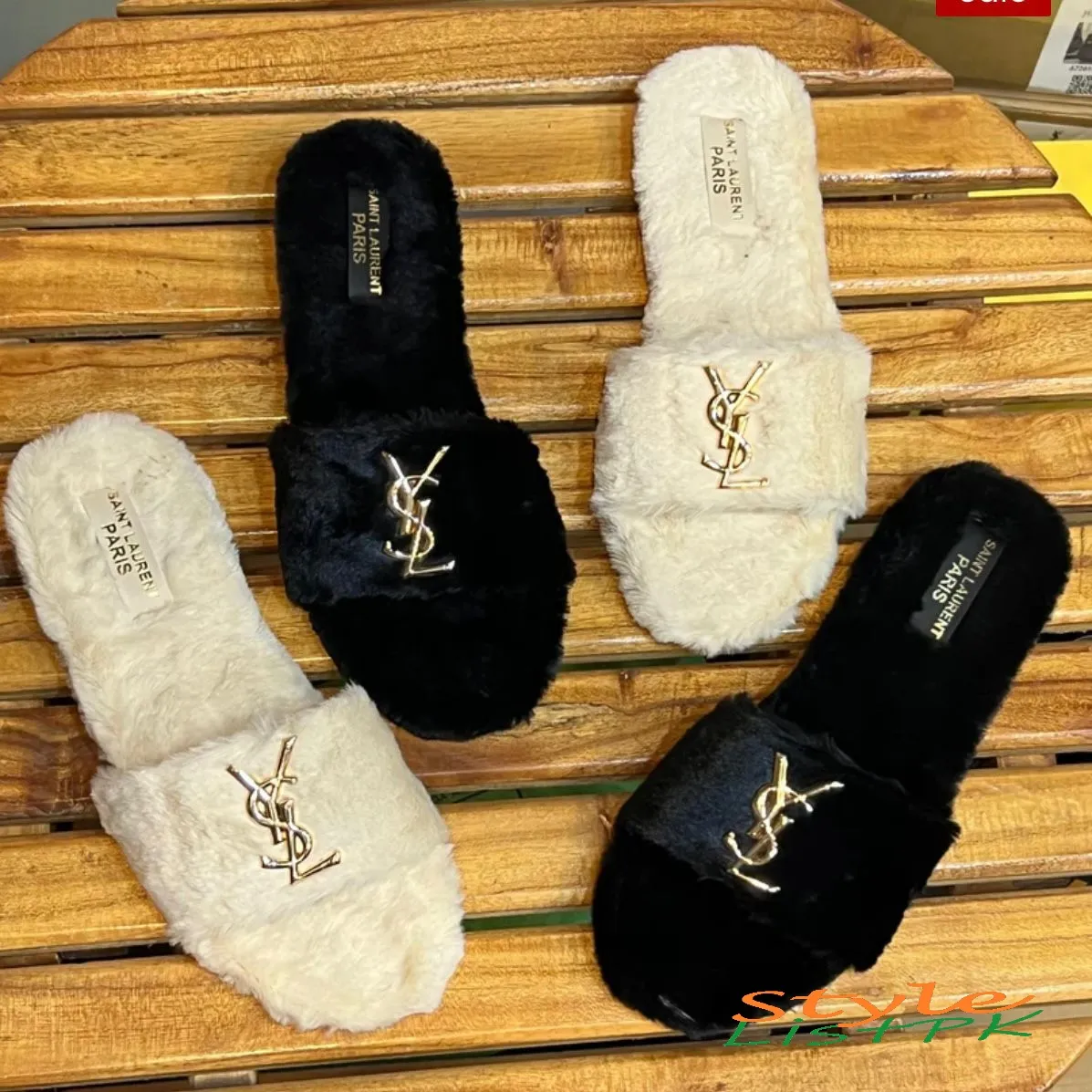 Ysl Furr Slippers