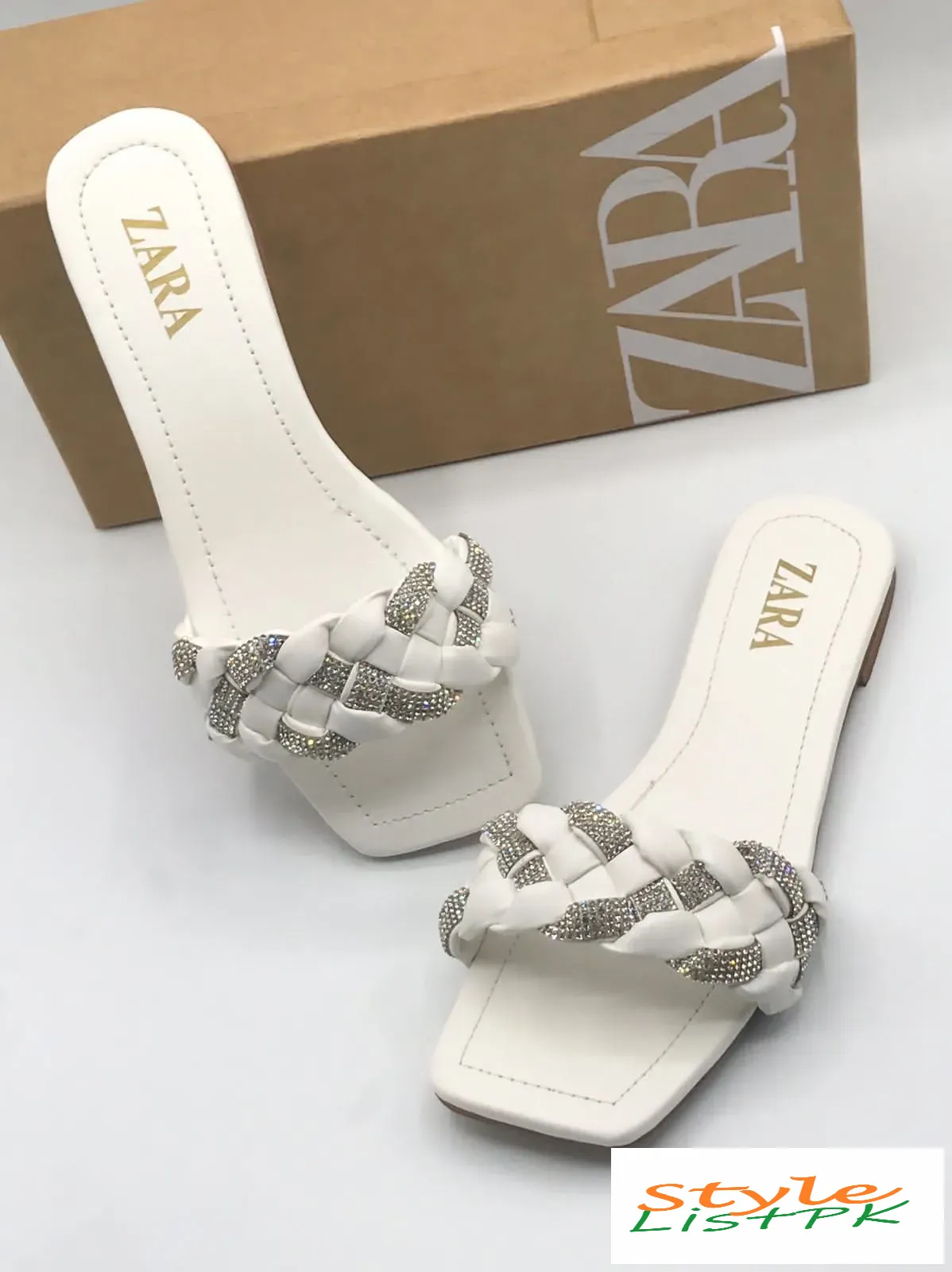 Zara Braided Fancy Slippers