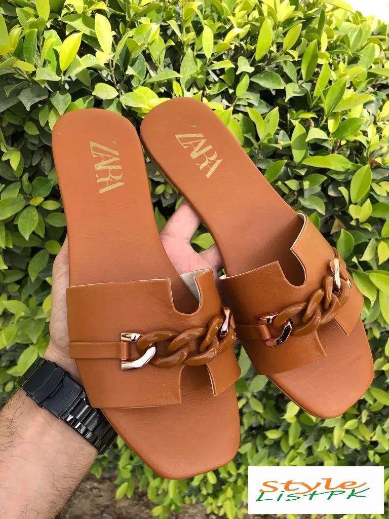 Zara Chain Slippers