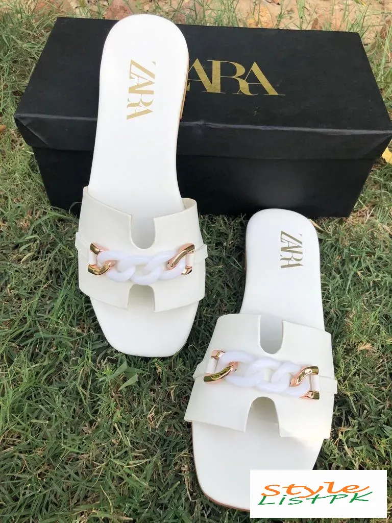 Zara Chain Slippers