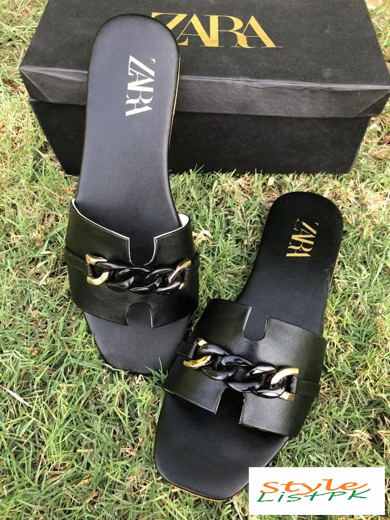 Zara Chain Slippers