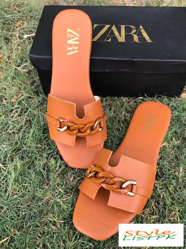 Zara Chain Slippers
