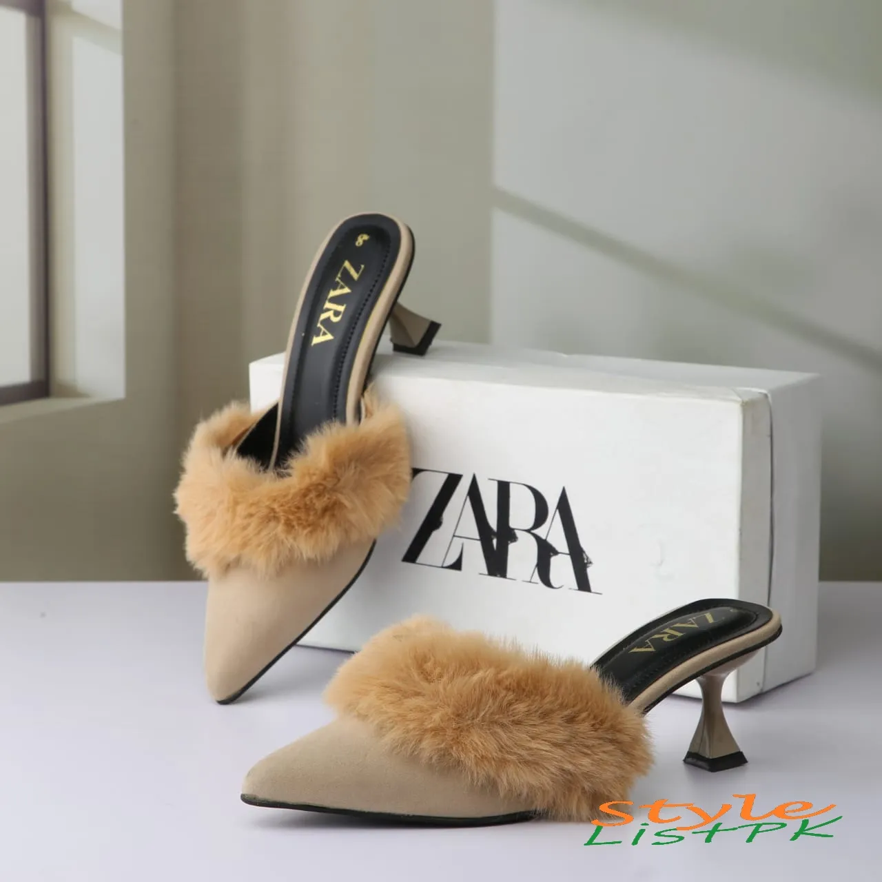 Zara Furr Heels 