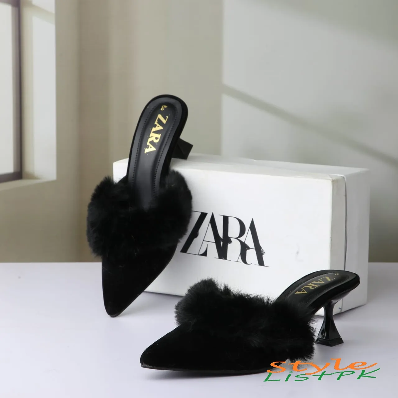 Zara Furr Heels 