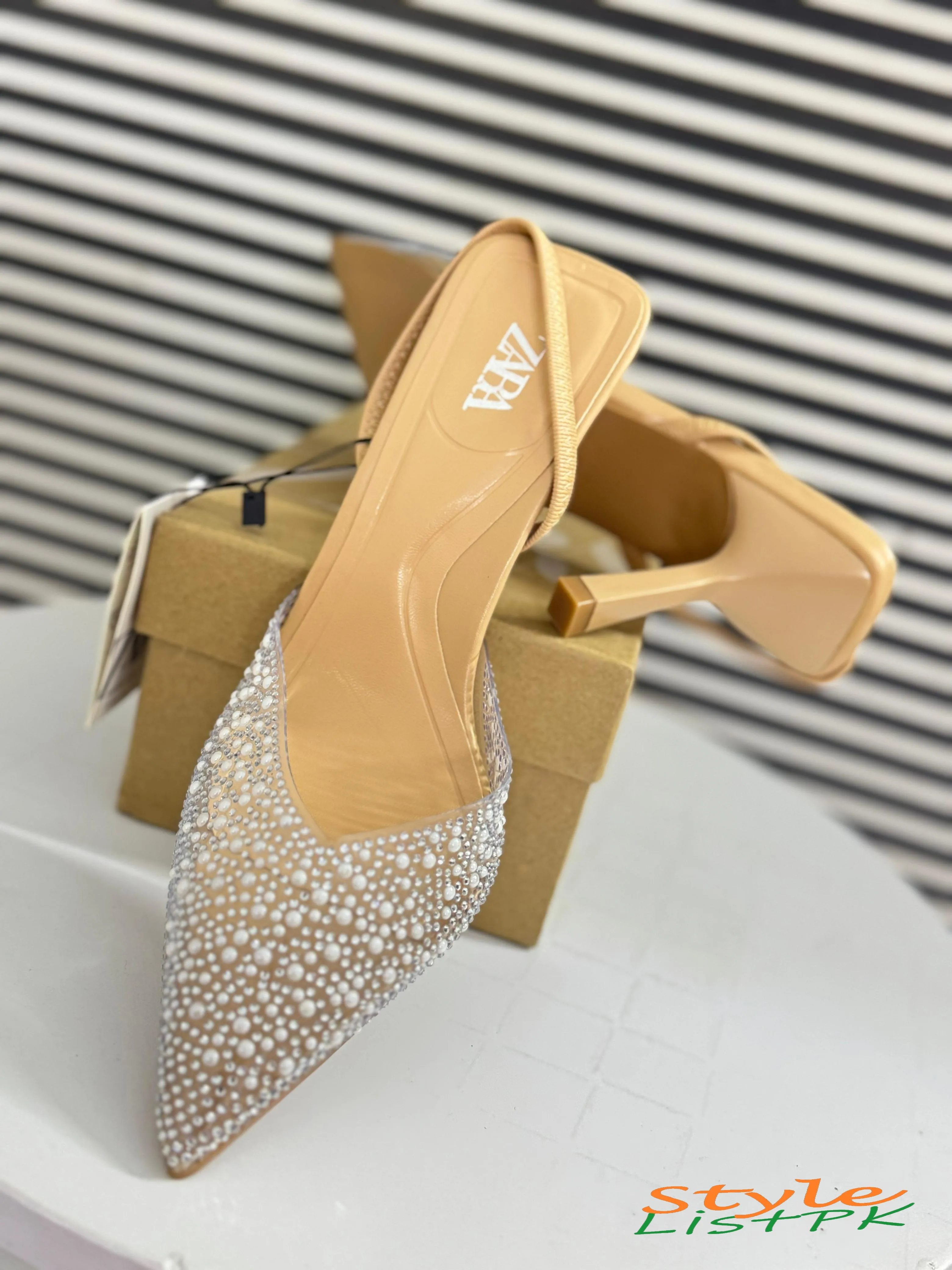 Zara Slingback High Heels