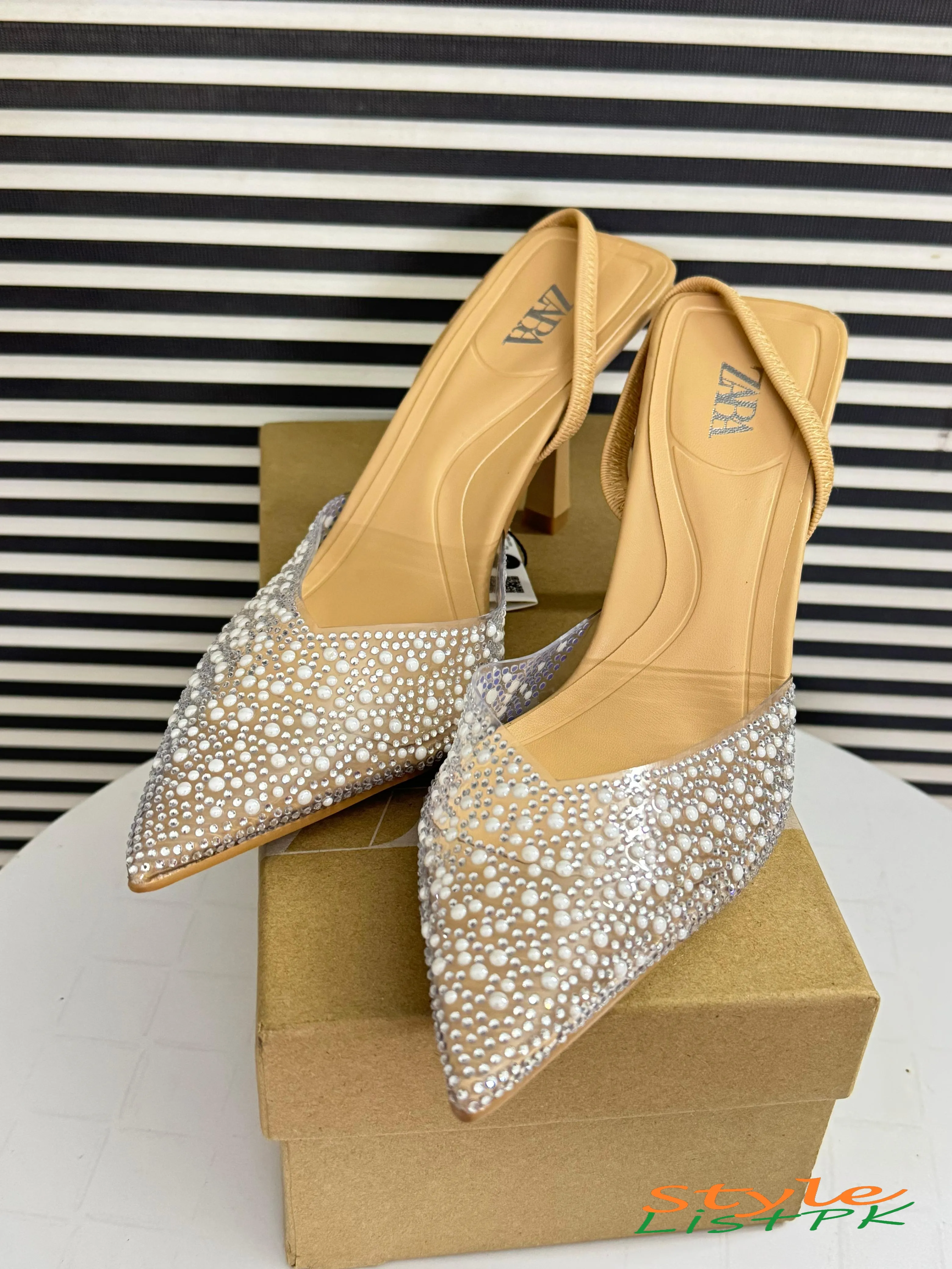 Zara Slingback High Heels